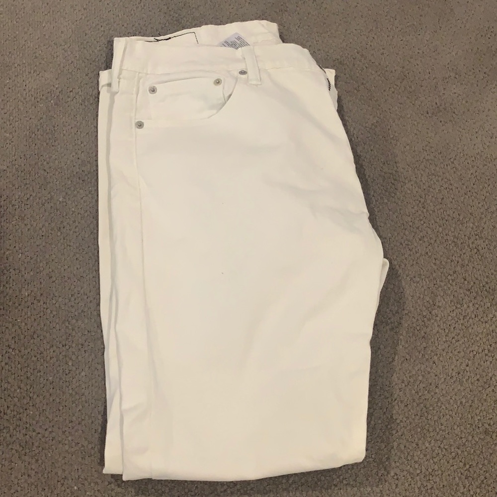 Men’s Levi’s 514 White Jeans